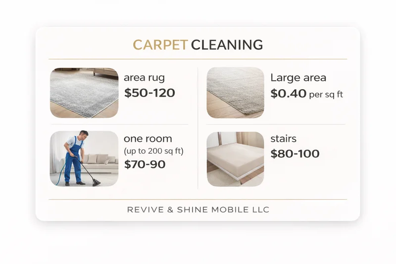 Affordable carpet and rug cleaning prices in Boise area